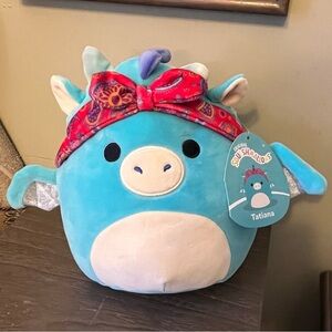 Squishmallows 8" Tatiana the Dragon with Headscarf Brand New With Tags